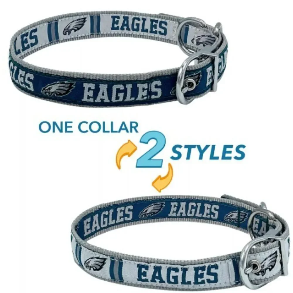 PHILADELPHIA EAGLES NFL REVERSIBLE PET COLLAR